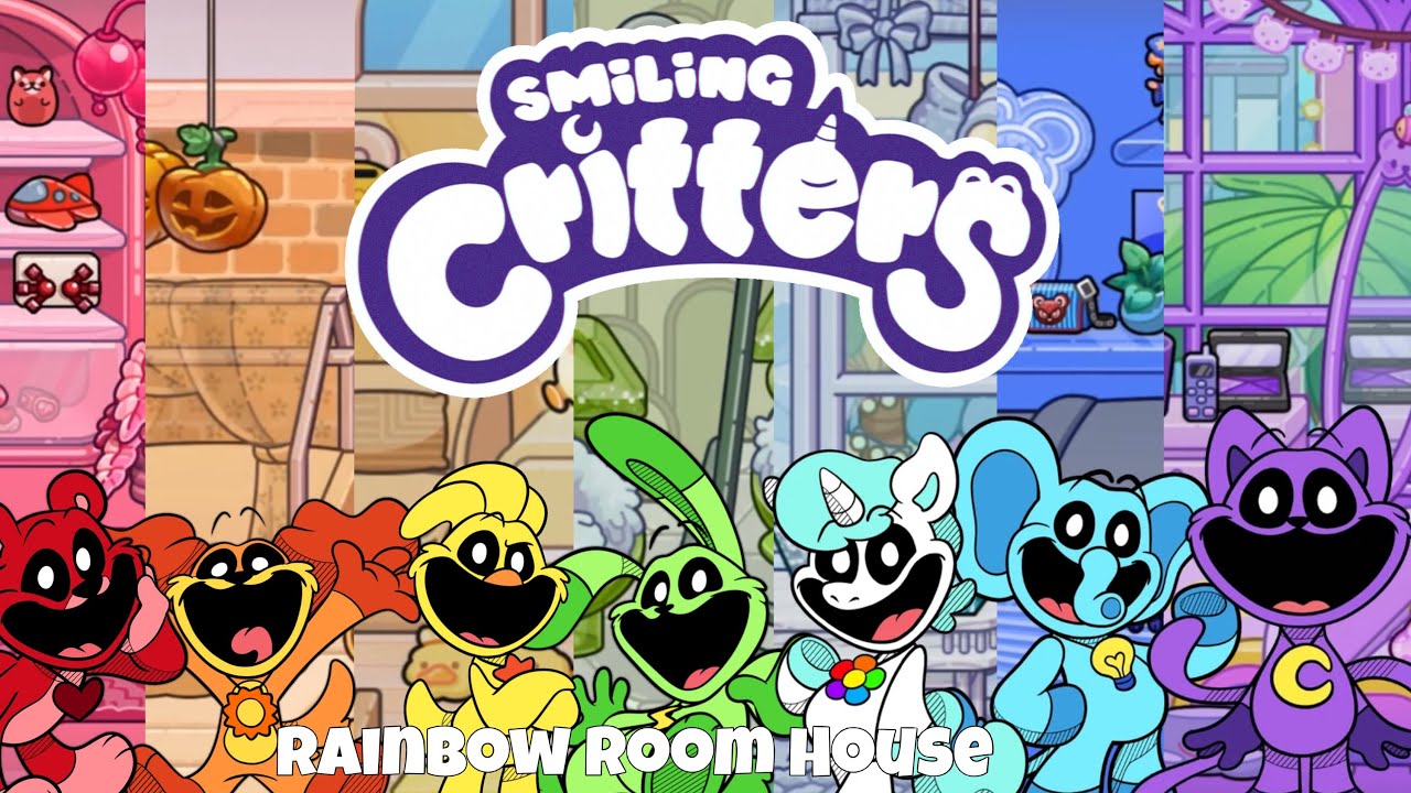 Smiling Critters’s Rainbow Room House #smilingcritters #poppyplaytime #kickinchicken #dogday 