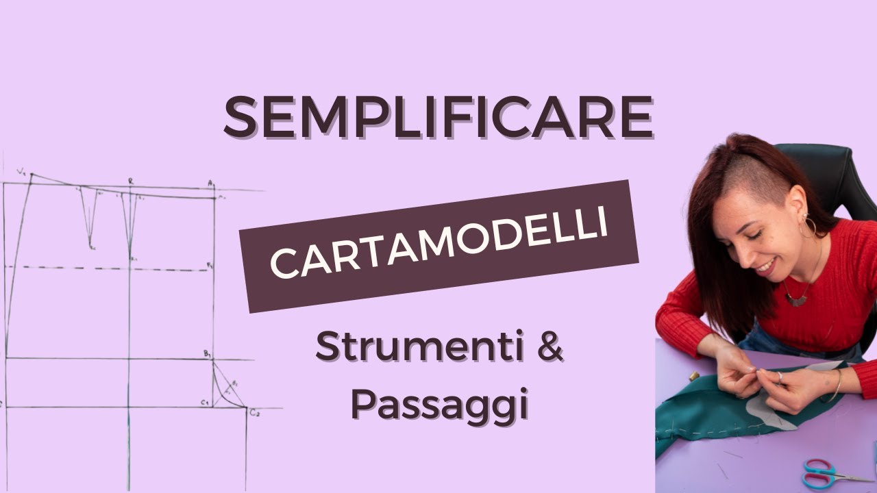 Come velocizzare il disegno dei cartamodelli su misura | semplificare modelli vestiti