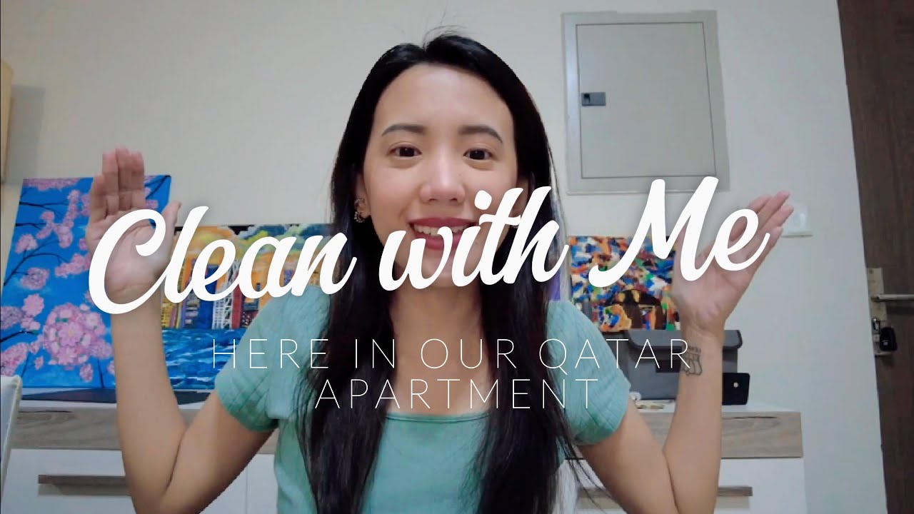 Clean With Me in Our Qatar Apartment | Eunoia Dane