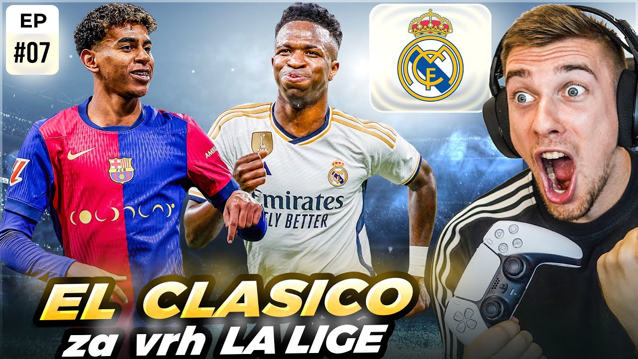 EL CLASICO PROTIV BARCELONE I MILAN U LIGI PRVAKA ! REAL MADRID KARIJERA #7