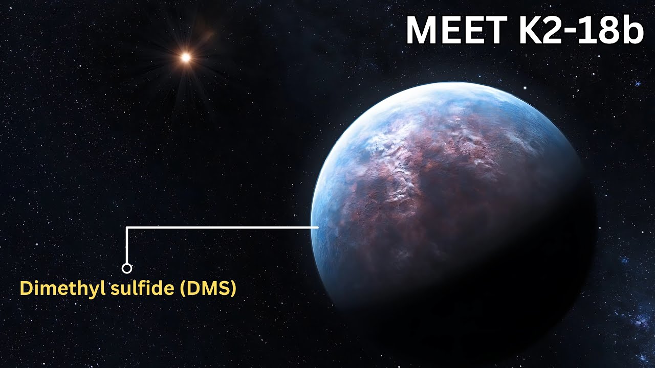 James Webb Telescope Discovers Signs of Life on K2-18b, 120 Lightyears Away... but there's a problem