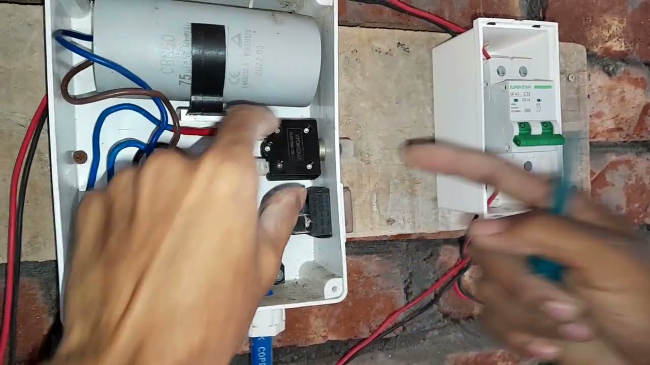 #How to connect motor control box in two minutes#vairal#video#foryou# মটরের কন্ট্রোল বক্স কানেকশন #