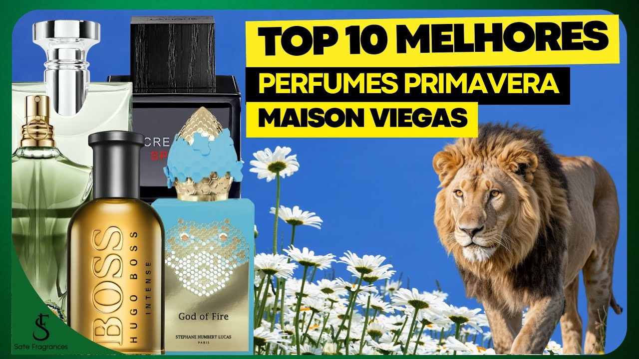 TOP 10 MELHORES PERFUMES da MAISON VIEGAS Para PRIMAVERA | UMA LISTA SÓ Com O MELHORES #perfume
