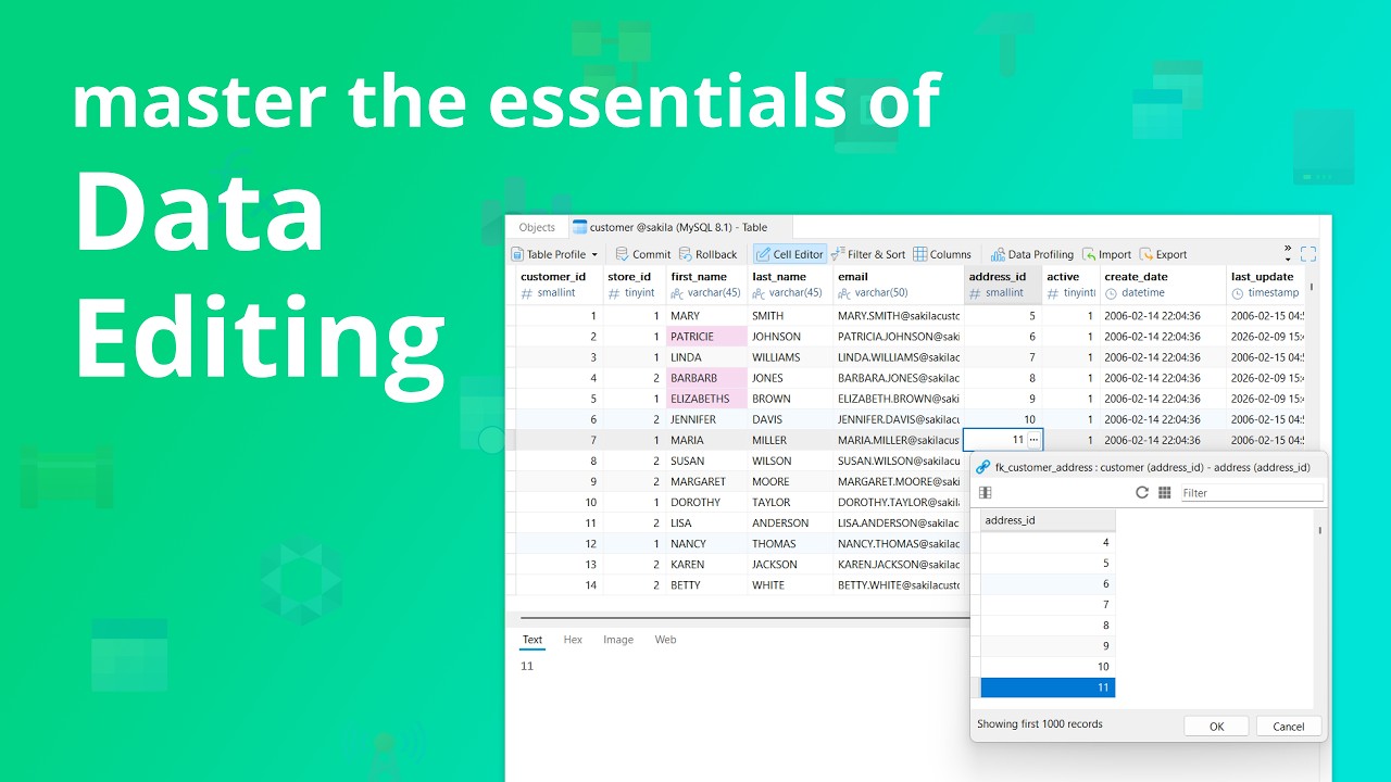 How to master the essentials of data editing?
