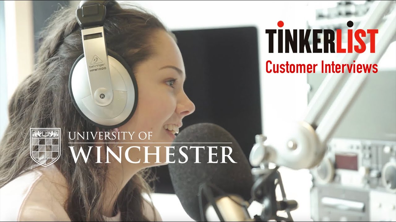 TinkerList Customer Interview #5 - University of Winchester