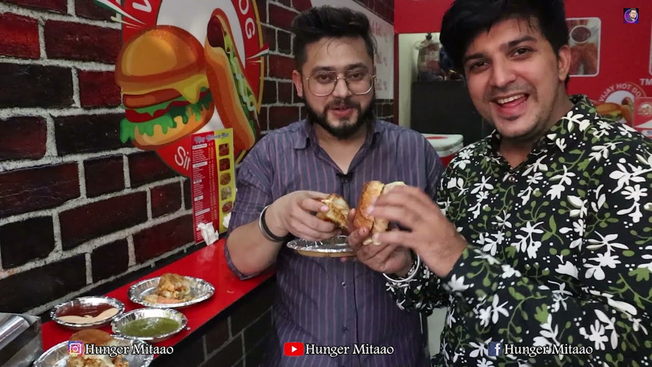 Delhi ke Famous Hot Dog & Burger with Triple Cheese | Best Street Food