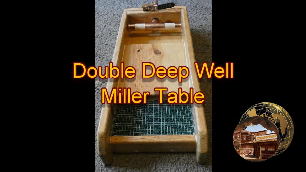 Copperland's DIY double deep well miller table!