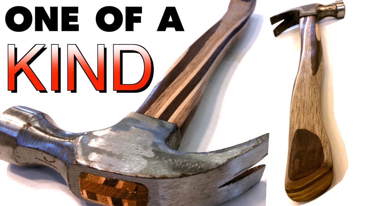Twisted laminate hammer handles. Strong and Unique!  FarmCraft101