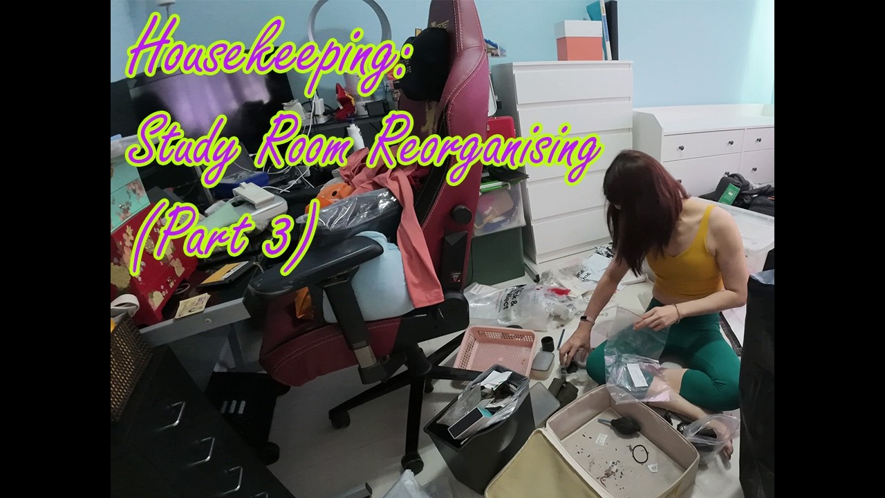 20240609 - [DJI Osmo Action 4] Housekeeping: Study Room Reorganising (Part 3 Repurposing & Cleaning)