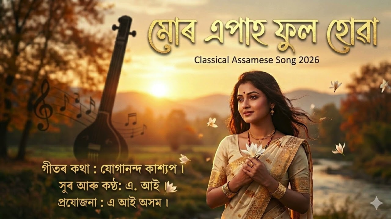 মোৰ এপাহ ফুল হোৱা 🌸 | Classical Assamese Romantic Song 2026 | Raag Based Melody ৷ Yoganand Kashyap