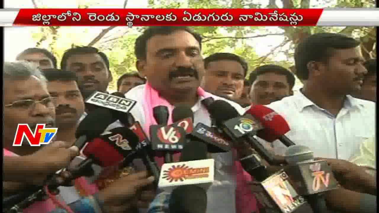 MLC Candidates file Nominations in Karimnagar District | NTV