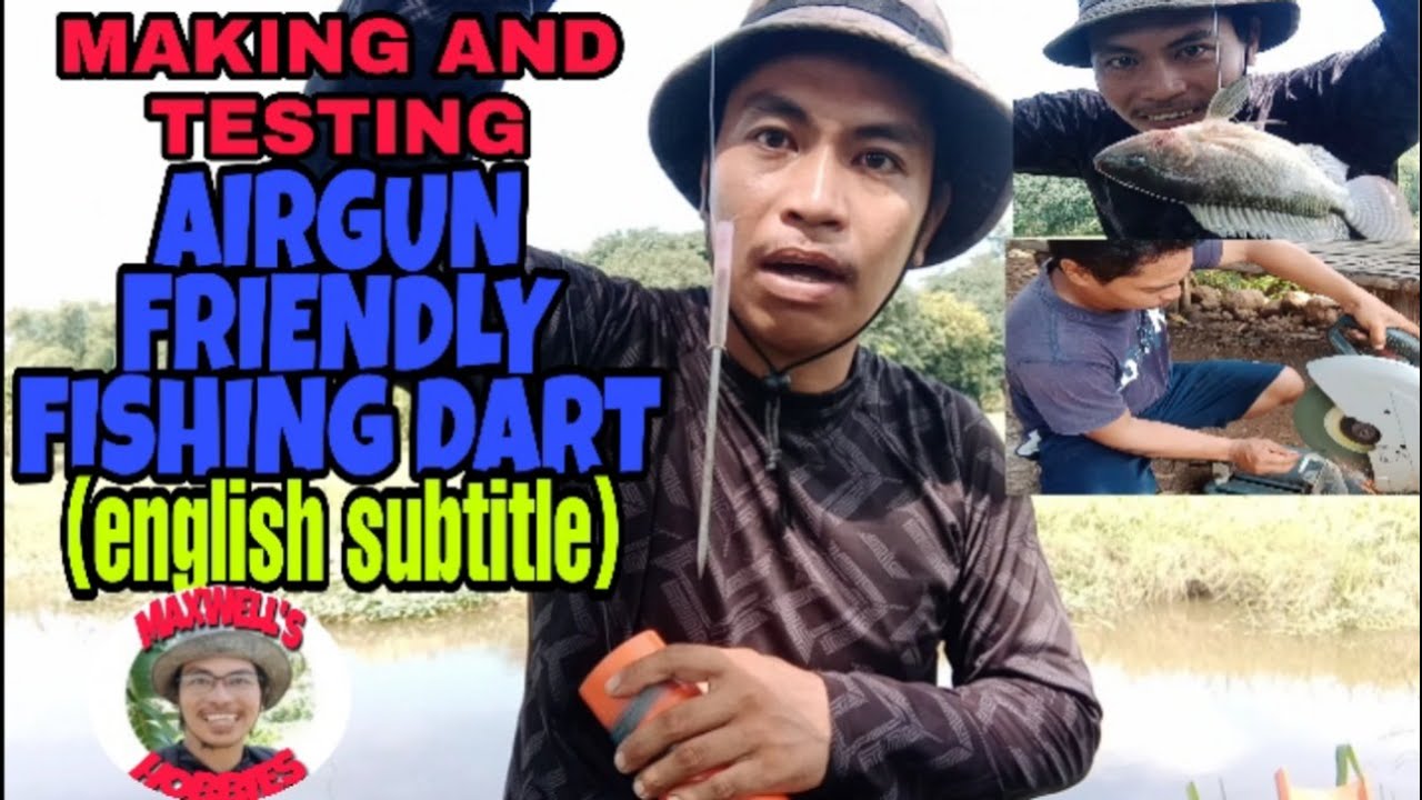 how to make an AIR GUN friendly FISHING DART bullets(TIKSAY) || AIRGUN DART FISHING