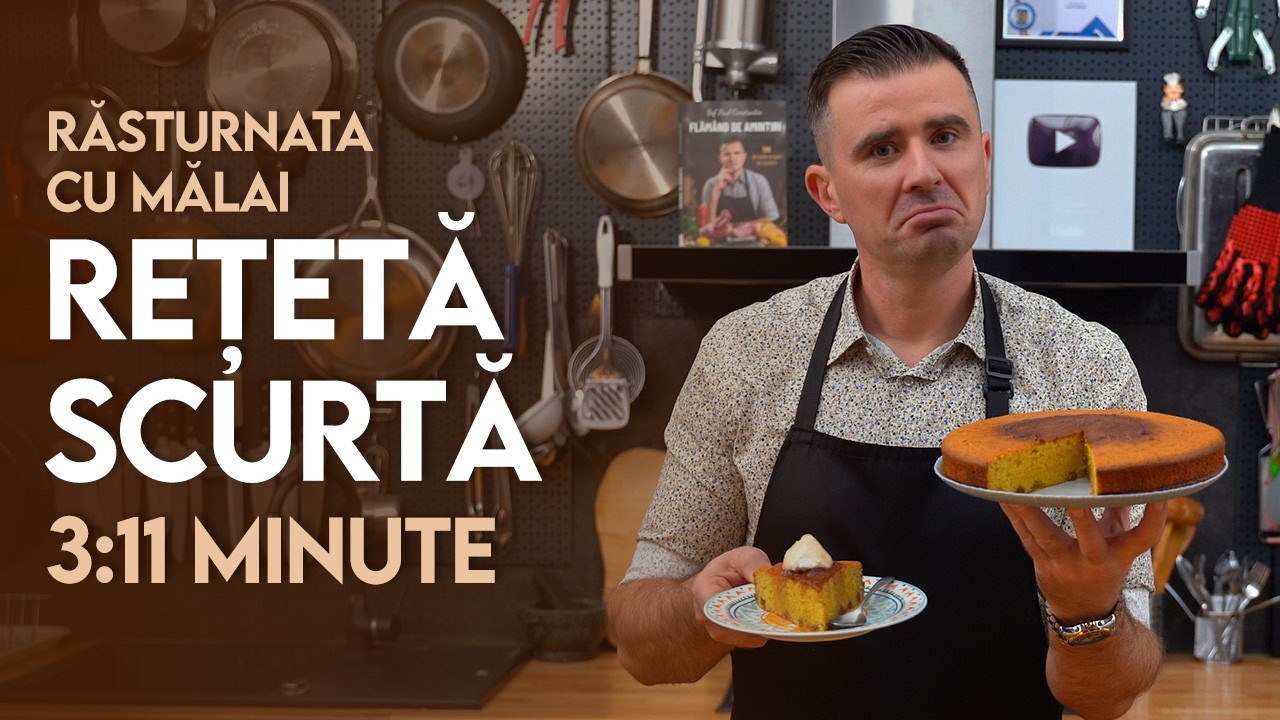 👉 Rețeta Scurtă: Răsturnata cu mălai - Șef Paul Constantin
