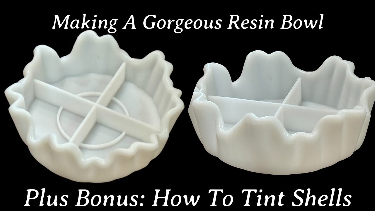 #503 Making A Gorgeous Resin Bowl & How To Dye Shells!