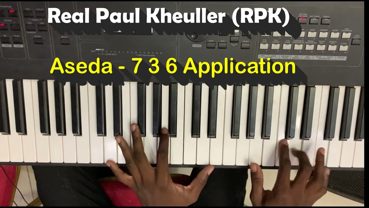 Aseda _ Easy Gospel Piano Chords In Key F