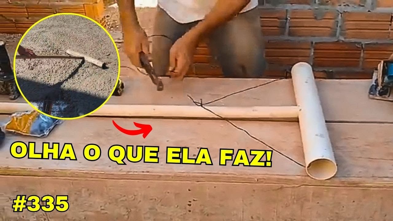 #335- Ferramenta útil para concretar laje!