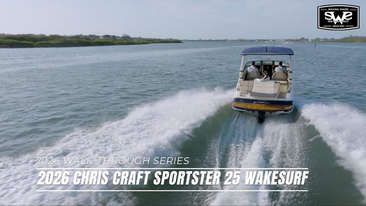 First Look: 2026 Chris-Craft Sportster 25 | SWS Marine Group Calgary