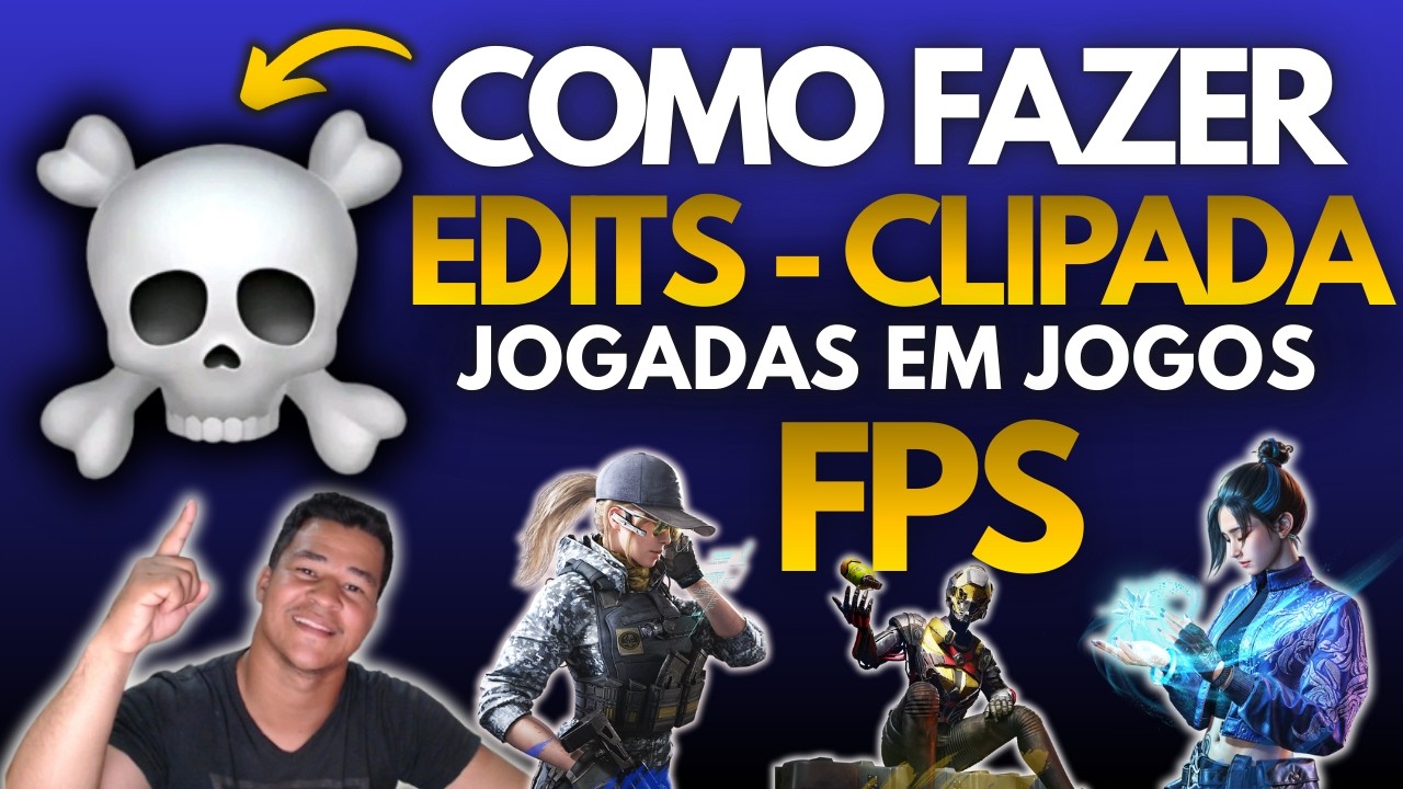 COMO FAZER EDITS DE CLIPADAS EM JOGOS FPS 🔥 | CORTES DE KILLS INSANOS