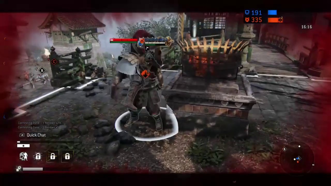 For Honor - Demon's embrace can catch you from behind a pillar or a corner