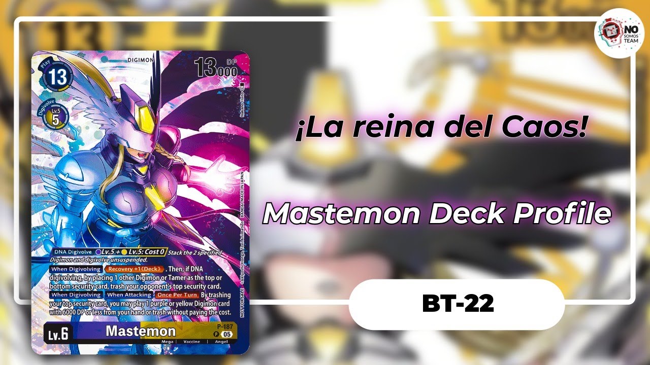 Digimon TCG - Mastemon BT23 Angel Ver. Deck Profile