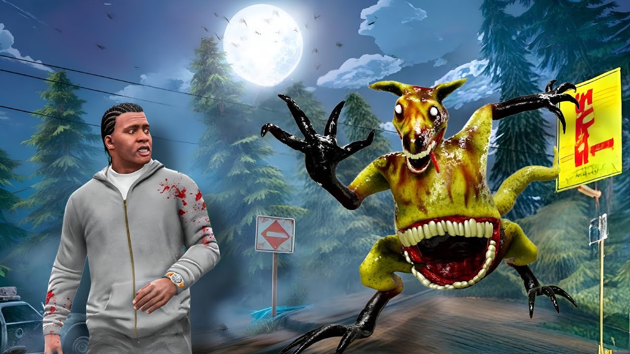 GTA 5 : Zoo Zombie Animals Attack Shinchan & Franklin😱👽 | Gta 5 tamil | Gta 5 mods