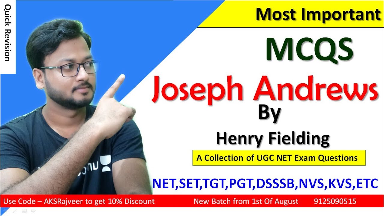 Henry Fielding Joseph Andrews | Henry Fielding Tom Jones |  Henry Fielding MCQs | AKSRajveer
