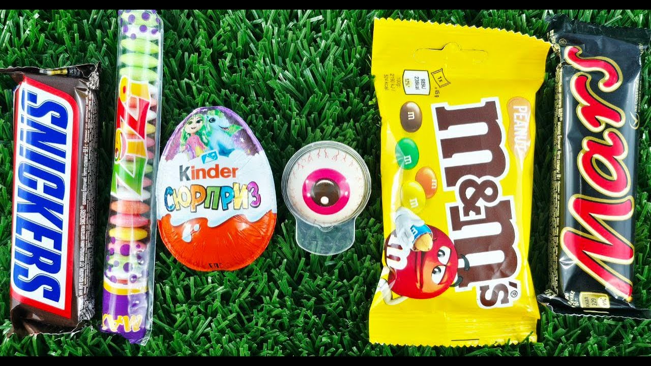 ASMR Most Popular Candys / Some Lots of Colorful Rainbow Candys / Candy Eating & Crunching Sounds