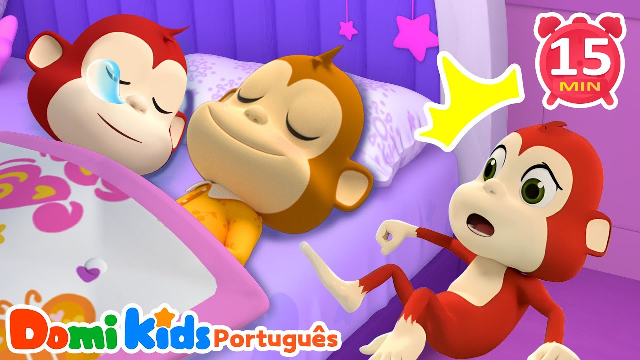Dez na Cama 🛌🎶  | Canções de Animais | Domi Kids Festa dos Animais