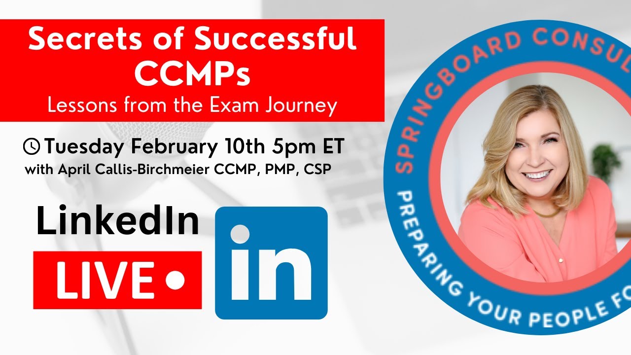 Secrets of Successful CCMPs™: Lessons from the Exam Journey