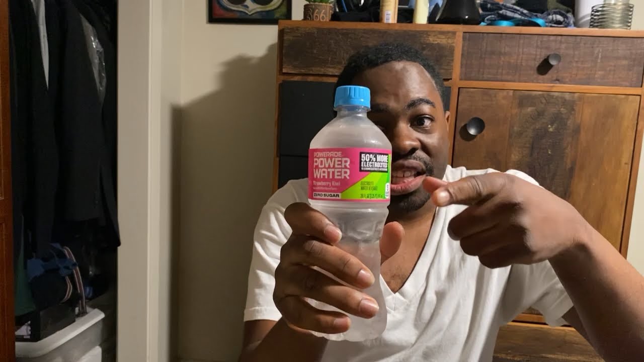 Powerade Power Water Strawberry Kiwi Zero Sugar Review