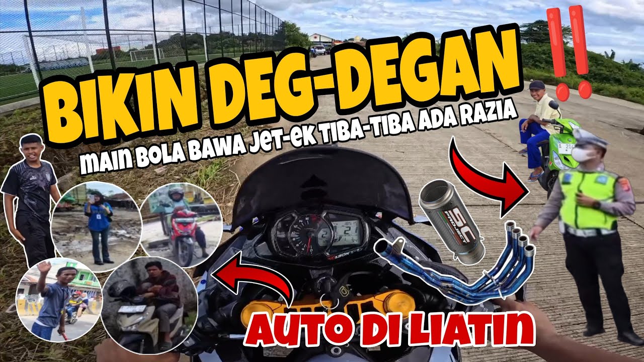 BANYAK YANG KENA TILANG CUY‼️NEKAT MAEN BOLA BAWA ZX25R TRABAS OPERASI MAUNG DILIRIK PAK POLISI 