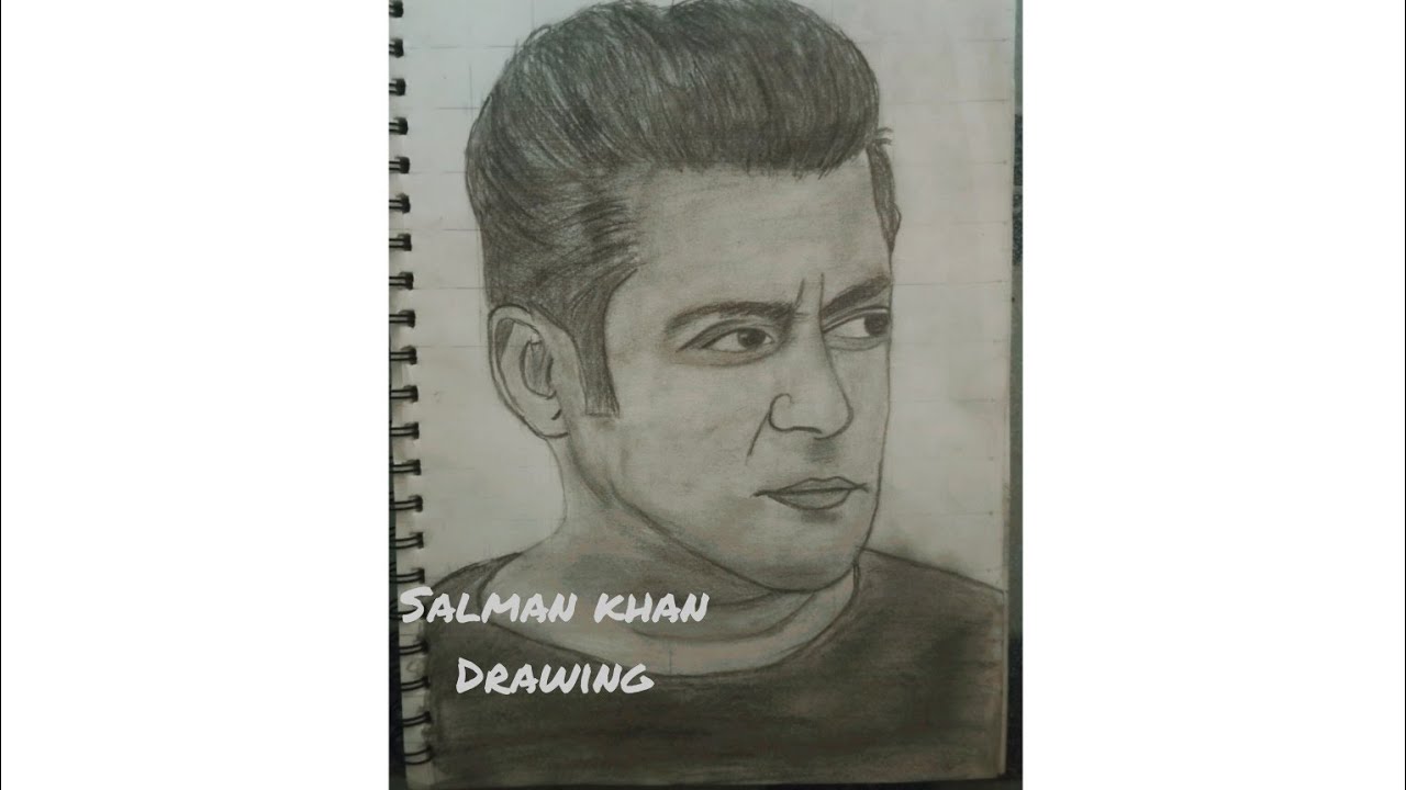 salman khan drawing /salman khan drawing skatch #video #drawing 