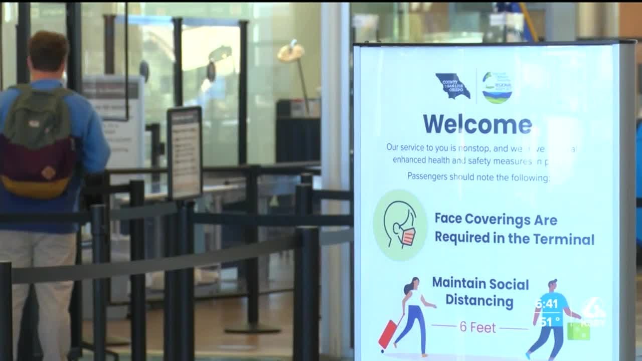SLO Airport encouraging state&rsquo;s essential travel advisory but compliance is on the &lsquo;honor system&rsquo;