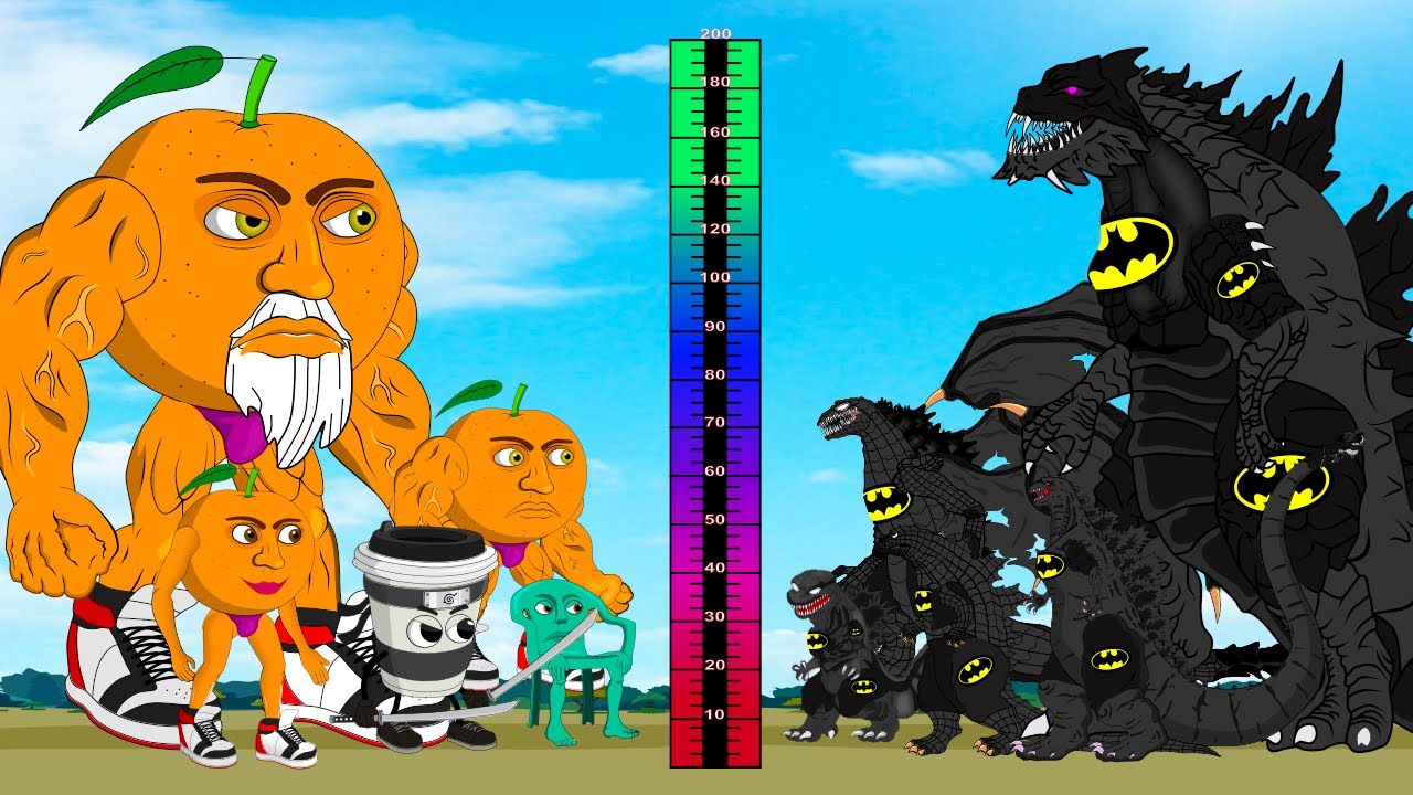 Who's the Real BOSS? - compare the power of Team BATMAN GODZILLA Vs Family UDINDINDINDUN