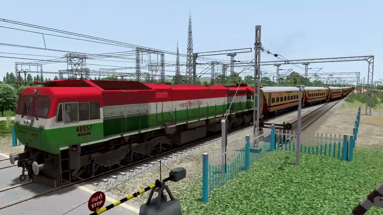 Thrills of Fast Line Games WDG4D ICF UTKRISHT indian train simulator new update