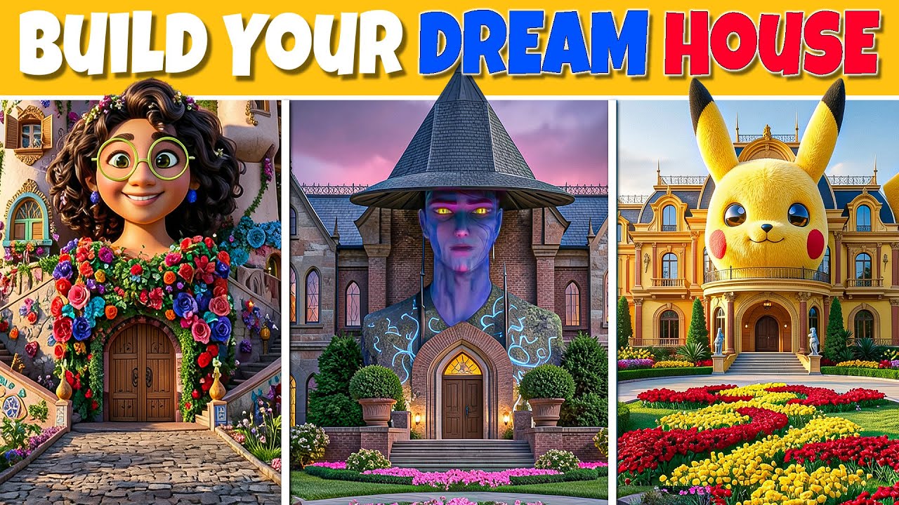 Would You Rather...? Build Your Dream House  (Disney vs KPOP vs Mystery)!!