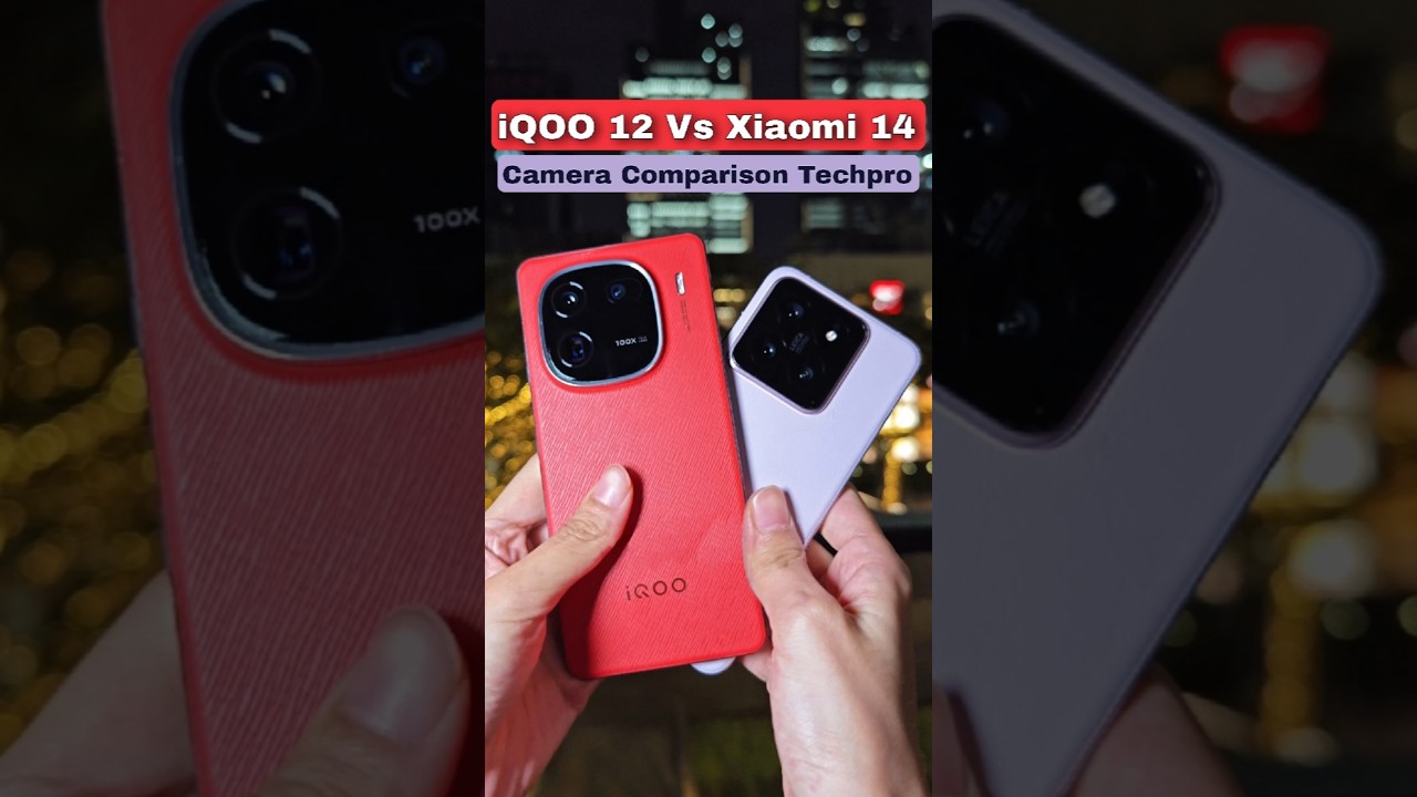 iQOO 12 Vs Xiaomi 14 Camera Comparison #shorts #iqoo12series #iqoo12 #xiaomi14 #ytshorts