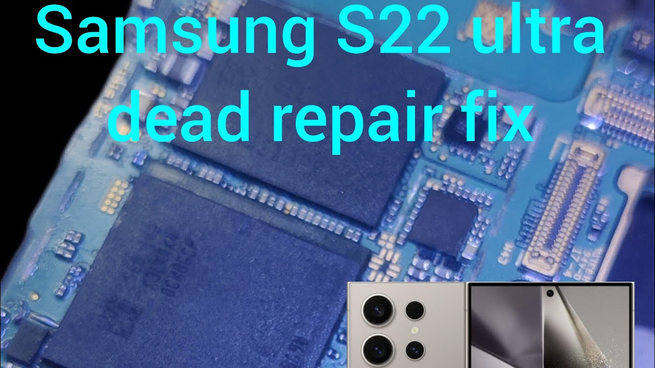 Samsung S22 ultra dead, hang on logo problem solution. ram reball fix.#reels #viral video #samsung .