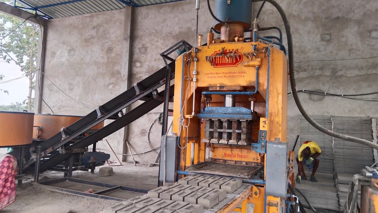 Fully Automatic Flyash Bricks making Machine in Odisha