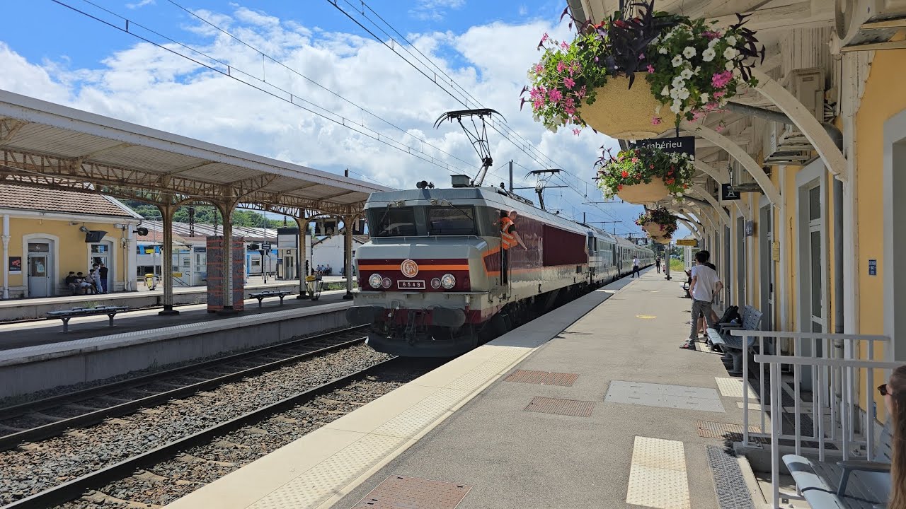 Train sp&eacute;cial CC 6549 Association APMFS - 23 juin 2024 Amb&eacute;rieu - en - Bugey