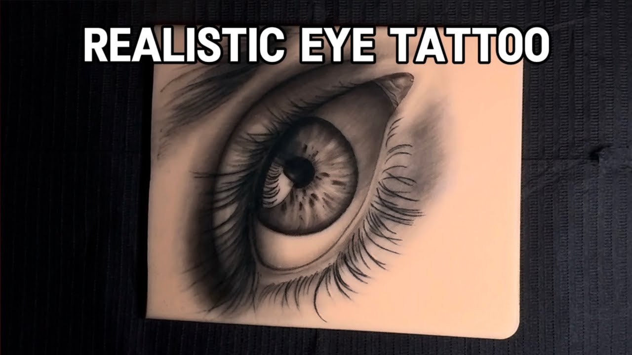 Realistic Eye Tattoo I Full Video