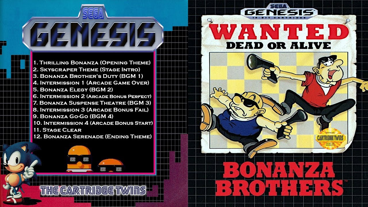 Bonanza Brothers - Sega Genesis OST