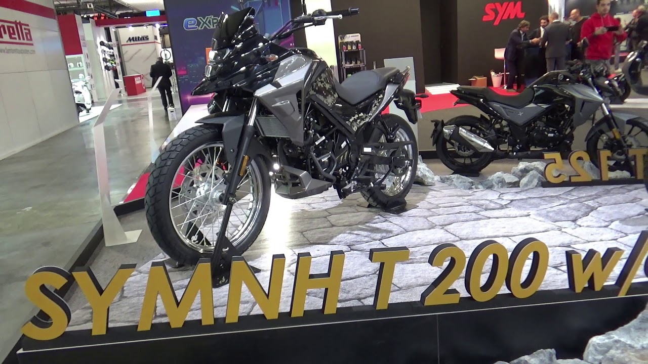 The new 2020 SYM SYMNTH 200 motorcycle