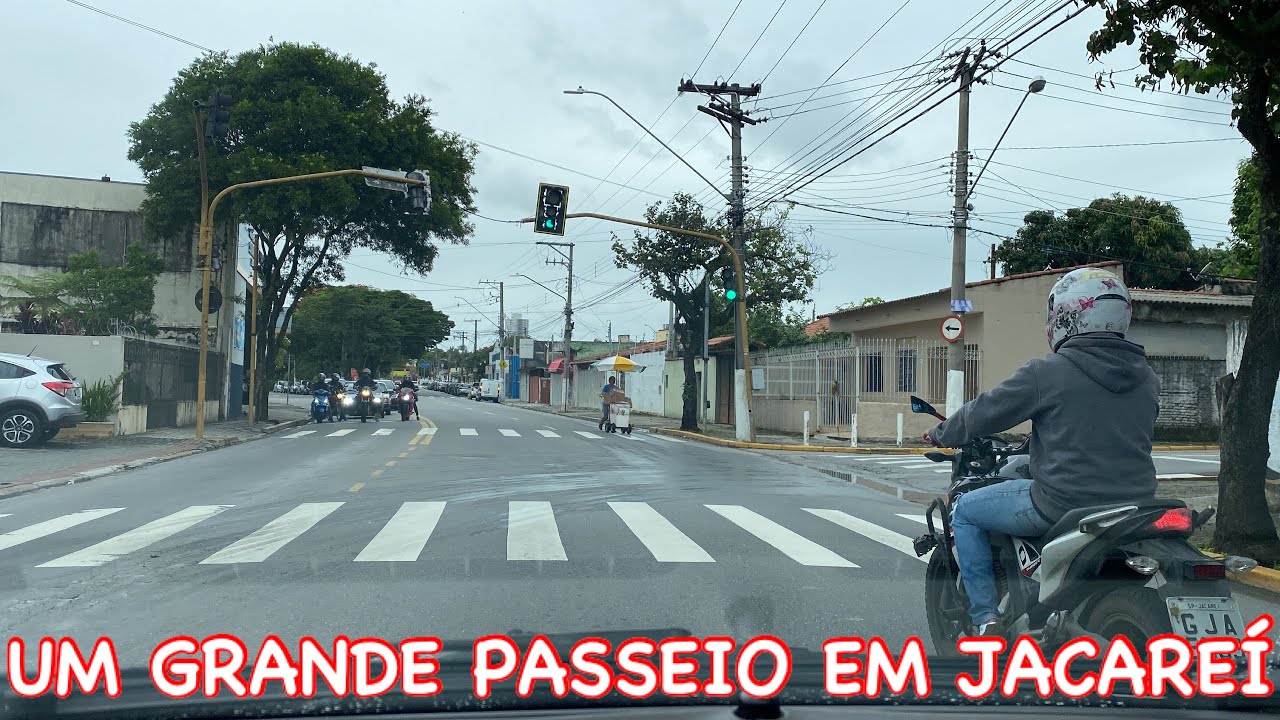 Um passeio por dentro de Jacareí SP - Da Vila Garcia ao Jardim Califórnia. Atravessamos a cidade.