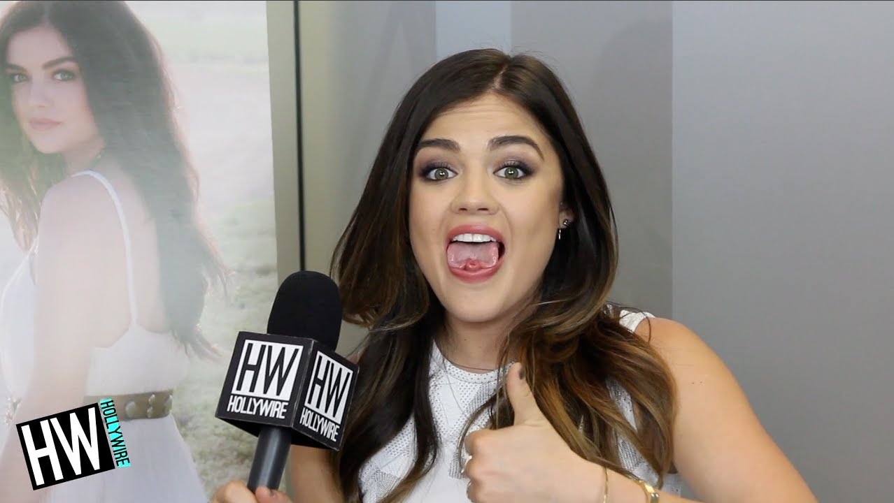 Lucy Hale Shares Tongue Talent & Britney Spears Obsession! (HOT SEAT)