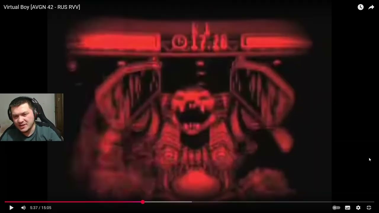 Реакция на RVV AVGN : Virtual Boy [AVGN 42 - RUS RVV]