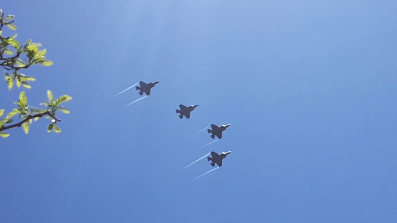 Utah 388th Fighter Wing F35 'Utah Strong Flyover'