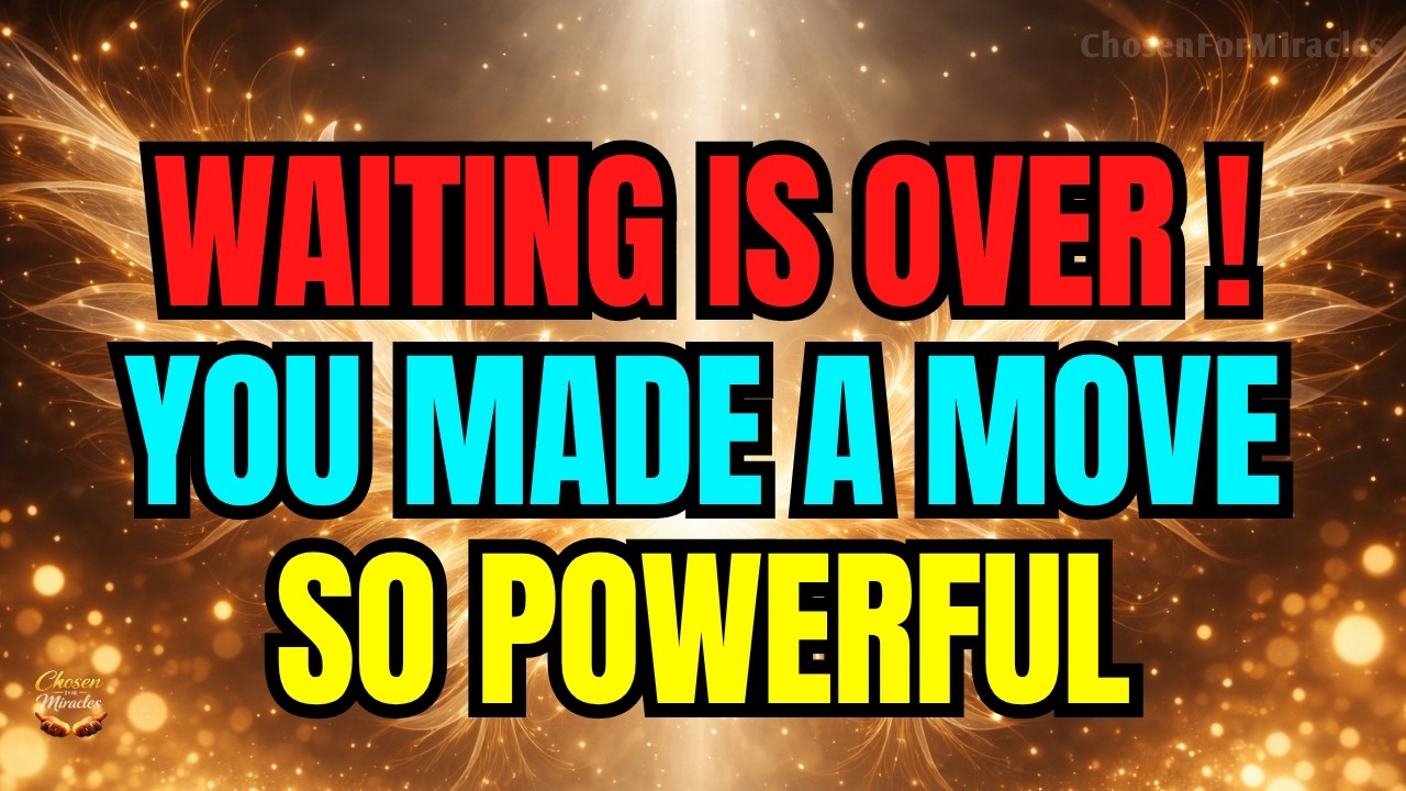 🔴 CHOSEN ONE: YOUR RECENT ACTION WAS SO POWERFUL THAT GOD RELEASED A MIRACLE FOR YOU ✨🙏