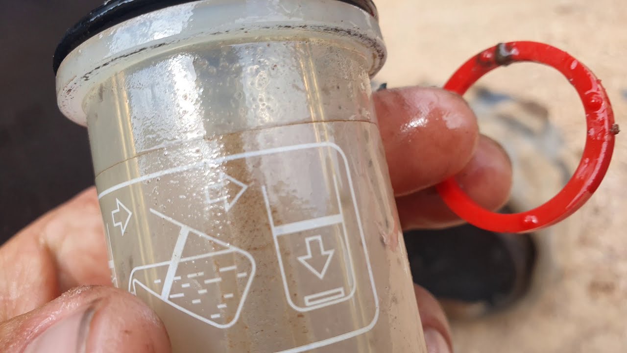 Whats in my Kubota u17 s diesel separator algae?