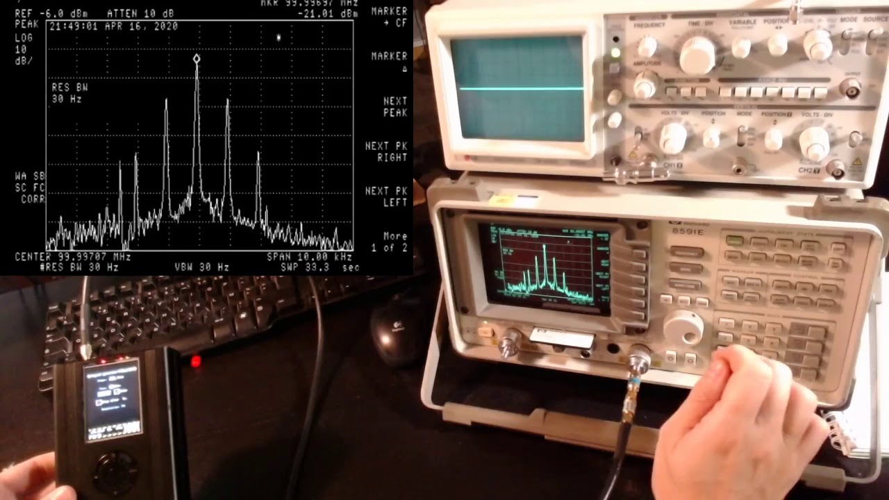 Episode 10: HackRF + Portapack as a Signal Generator, it works well!